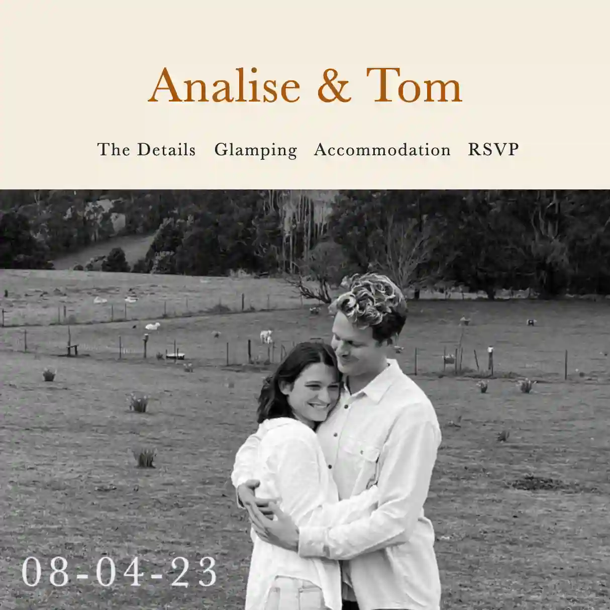 wedding website